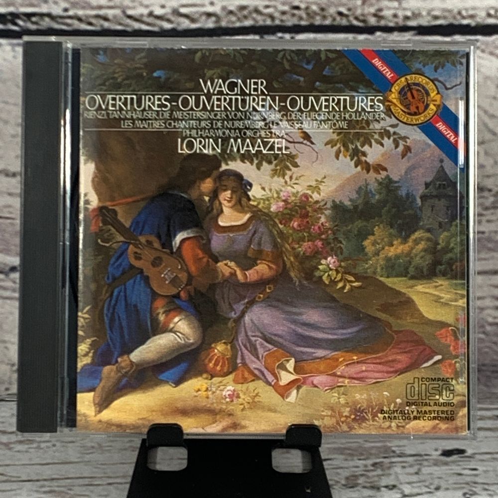 Wagner - Overtures Classical [CD 1983] Philharmonia Orchestra Lorin Maazel CBS‎